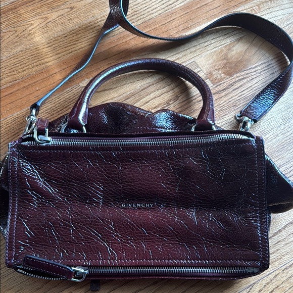 Givenchy Burgundy Leather Handbag - Picture 1 of 8